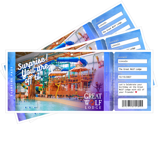 Great Wolf Lodge Surprise Ticket