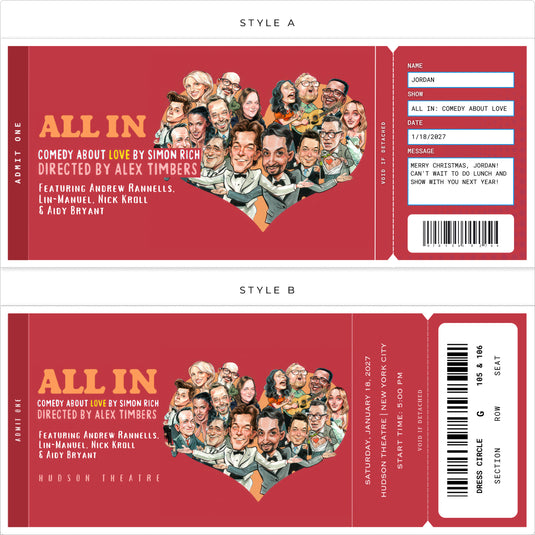 All In Show Custom Tickets