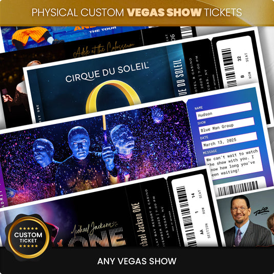 Custom VEGAS Show Tickets