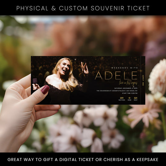 Weekends With Adele Residency Live in Las Vegas Concert Ticket