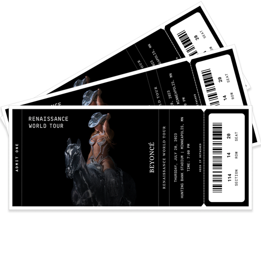 Beyonce Renaissance World Tour Concert Ticket