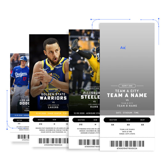 Custom Sports Commemorative Tickets