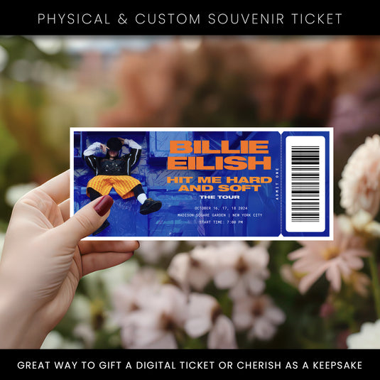 Billie Eilish Hit Me Hard and Soft the Tour Concert Ticket