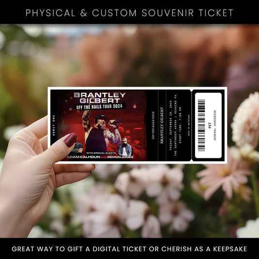 Brantley Gilbert Off the Rails Tour 2024 Concert Ticket