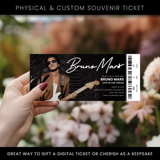 Bruno Mars Live in Las Vegas Concert Ticket