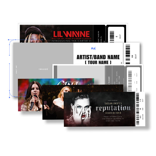 Custom Concert Tickets