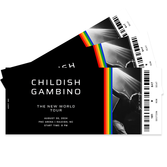 Childish Gambino The New World Tour Ticket