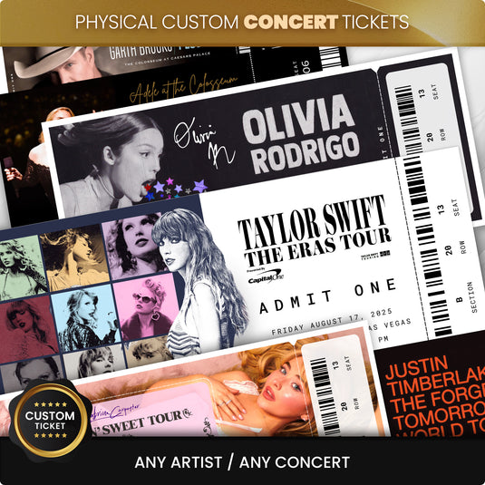 Custom Concert Tickets
