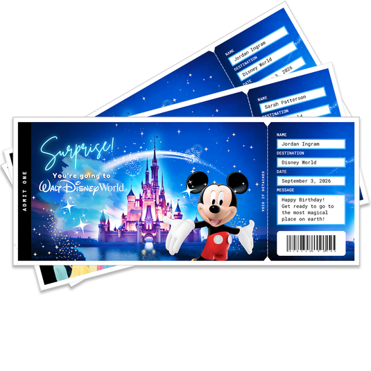 Disney World Disneyland Surprise Tickets