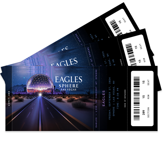 Eagles Sphere Las Vegas Concert Ticket