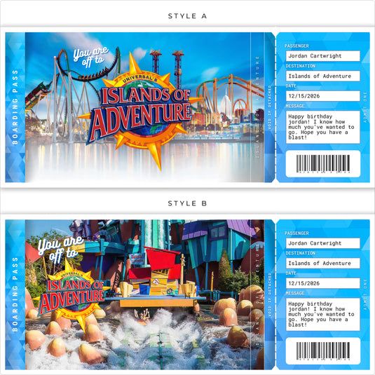Islands of Adventure - Universal Studios Surprise Tickets
