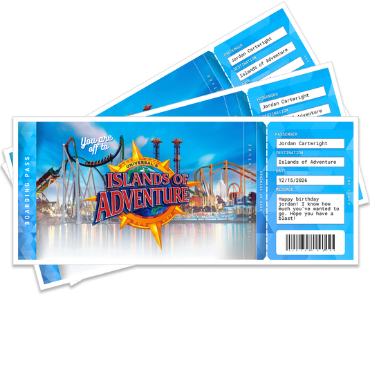 Islands of Adventure - Universal Studios Surprise Tickets