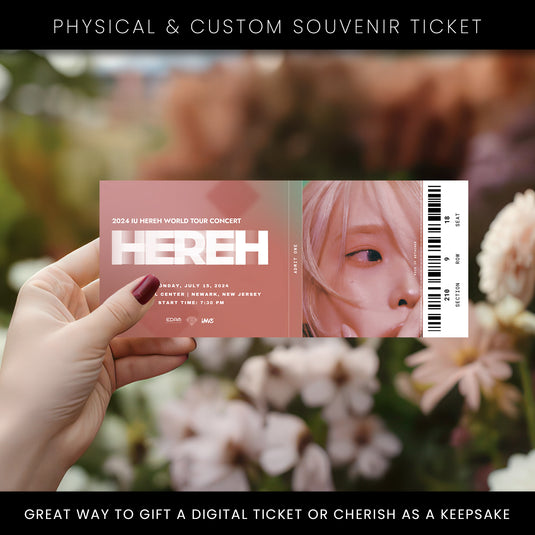 IU Hereh World Tour Concert Ticket