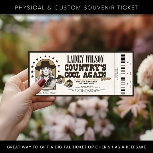 Lainey Wilson Country's Cool Again Tour Concert Ticket