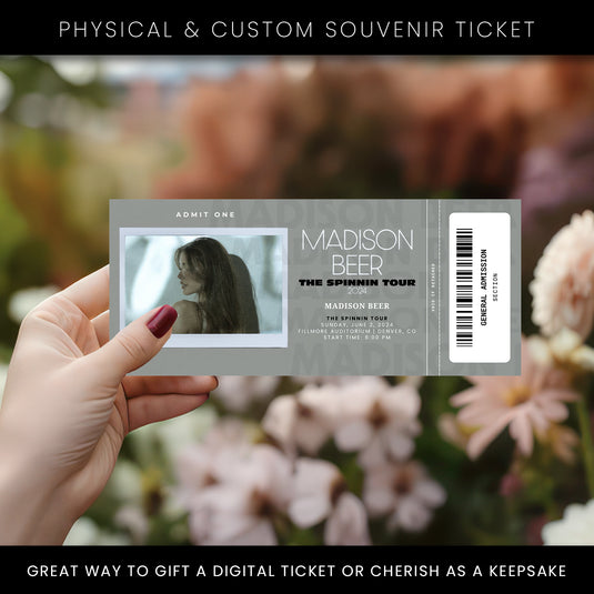 Madison Beer The Spinnin Tour Concert Ticket