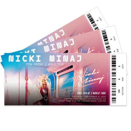 Nicki Minaj Pink Friday 2 World Tour Ticket