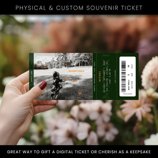 Mitski North American Tour Concert Ticket
