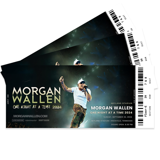 Morgan Wallen One Night at a Time Tour Concert Ticket