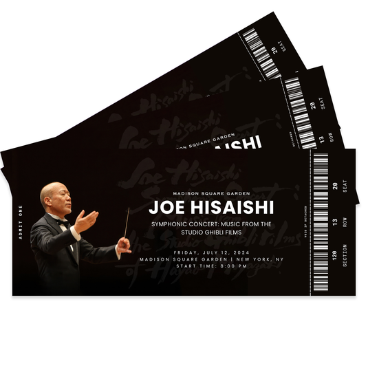 Joe Hisaishi Symphonic Concert Ticket