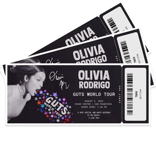 Olivia Rodrigo GUTS World Tour Concert Ticket