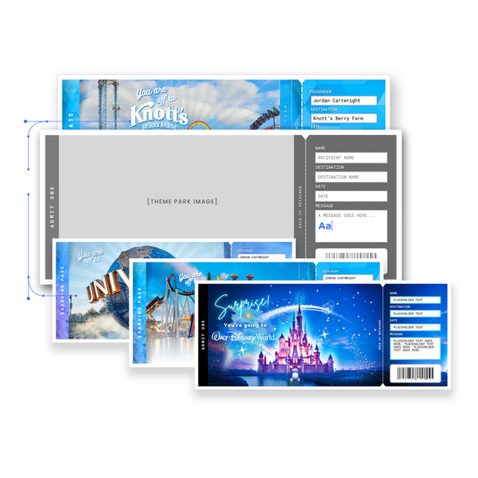 Custom Theme Park Tickets