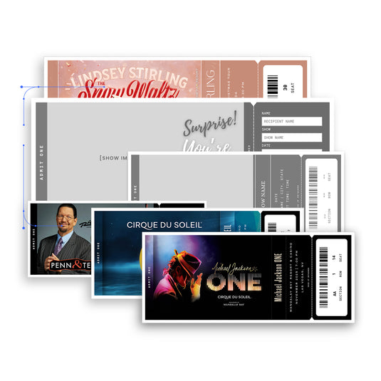 Custom VEGAS Show Tickets