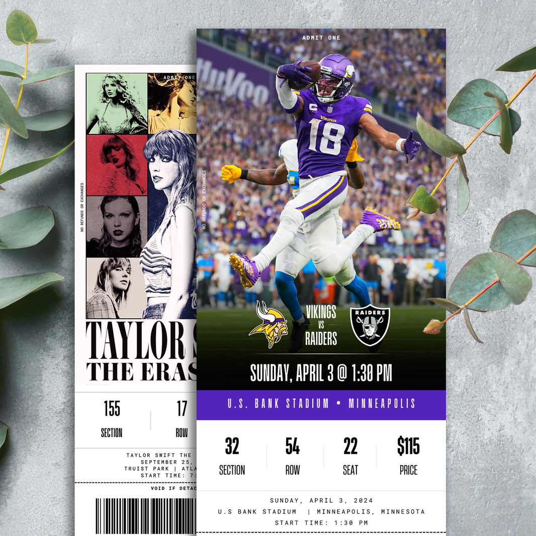 Custom Printed Tickets for Concerts, Sports & More | CustomTickets.com